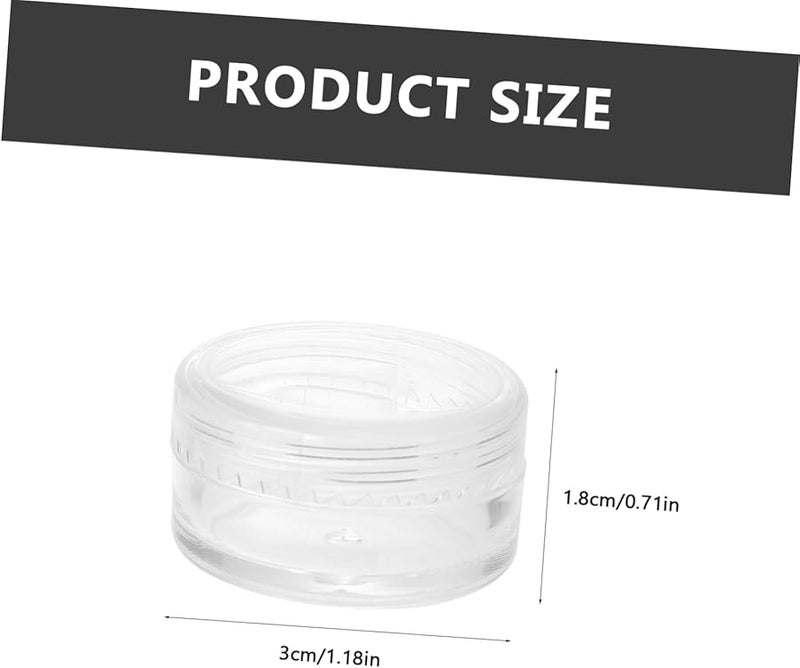 GALPADA 30pcs Leakproof Plastic Sample Jars For Makeup Lotion Cream Travel Storage - Image 2